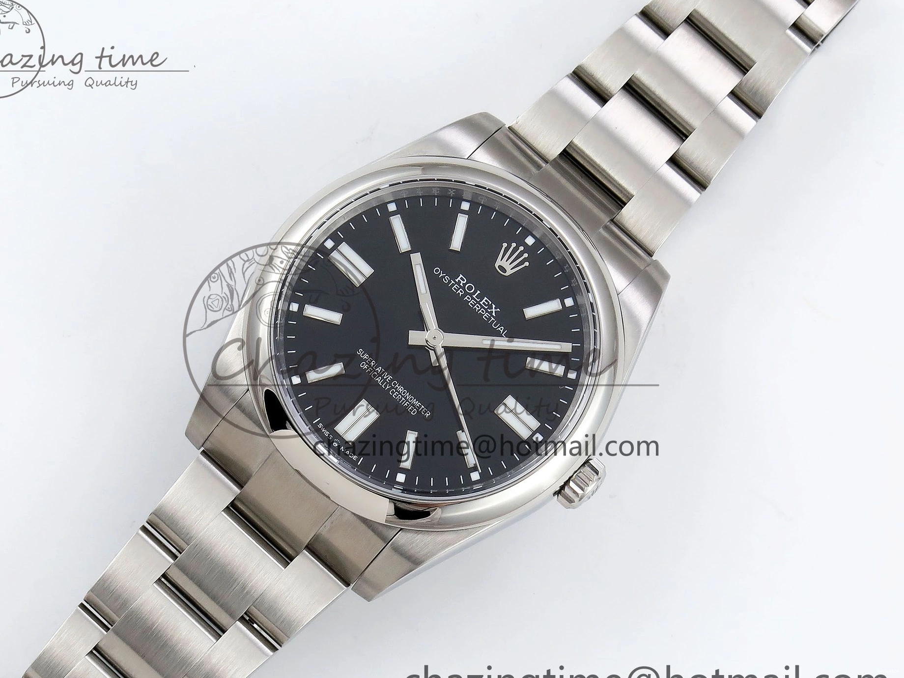 124300 Black Steel Best Oyster APF Edition VR3230 41mm 1:1 904L Dial Perpetual 0409